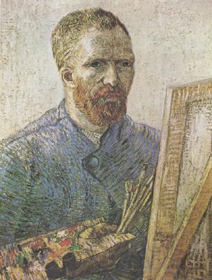 Vincent Van Gogh Self-Portrait in Fromt of thte Easel  (nn04) Norge oil painting art